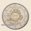 Málta emlék 2 euro '' 10 éves az euro '' 2012 UNC !